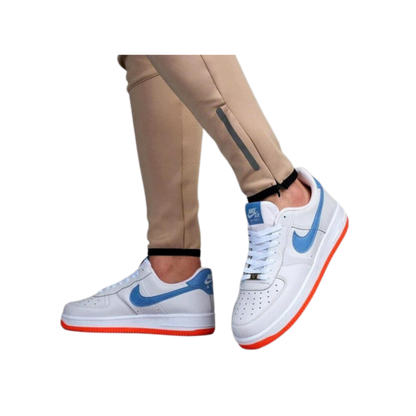 Nike Air Force 1 Blue Orange